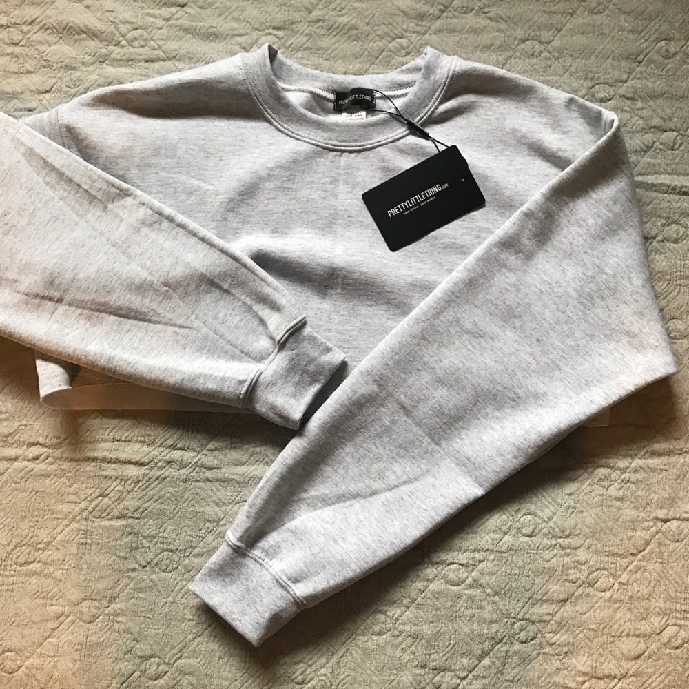 Grey Ultimate Cropped Sweater